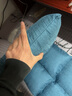 京居 懒人沙发 休闲沙发懒人坐垫单人沙发折叠椅床上靠背椅飘窗沙发椅 【蓝色八格】小号 实拍图
