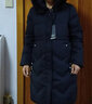 雅鹿妈妈羽绒服女冬装中长款加厚狐狸毛领保暖中老年女冬季外套 Y1201V15210-紫红 4XL 实拍图
