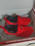 巴布豆（BOBDOG）毛毛虫童鞋秋冬季男童软底休闲鞋儿童运动鞋女 红/浅金（二棉） 35 适合脚长21.2cm 实拍图