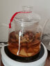 玉兰香耐高温加厚玻璃煮茶壶大容量1.3L壶喷淋式泡茶烧水壶红茶普洱茶具 B款 编织1300毫升+白色保温炉 实拍图