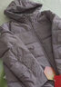 坦博尔羽绒服女短款秋冬连帽宽松保暖女士外套厚TD236356 芝袊紫 160  实拍图
