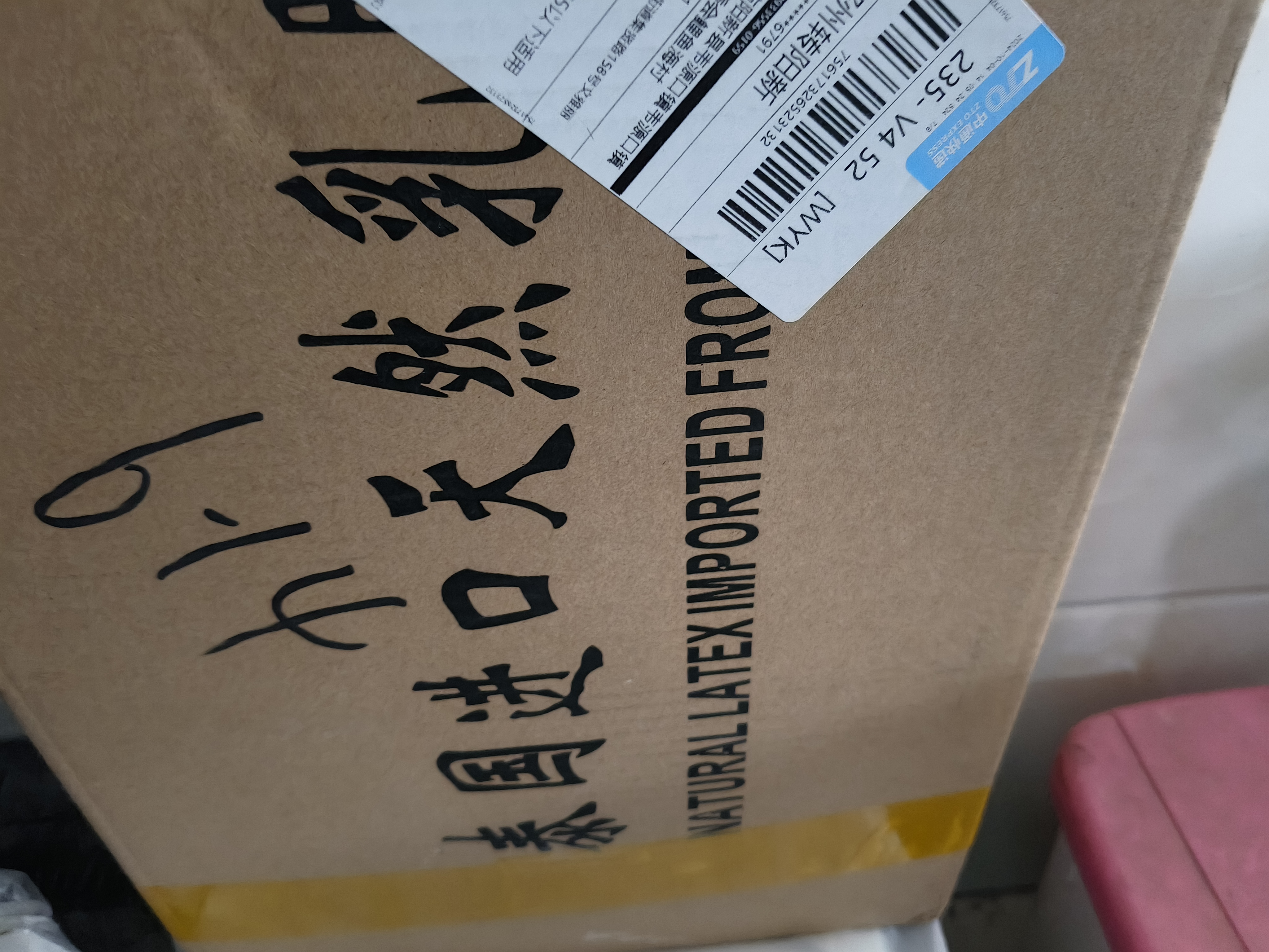 文雅丽（Viiyaly） 海马抱枕泰国天然乳胶孕妇侧睡觉人男女朋友儿童夹腿长条形靠枕 米色外套 105cm*33cm 含枕芯 160以下适用 实拍图