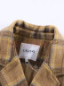 lagogo拉谷谷冬季新款呢子西装领格纹大衣外套女小个子设计感通勤 混色(Y0) 155/S/36 晒单实拍图