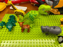 大颗粒积木动物系列配件零件鳄鱼鲨鱼狮子长颈鹿散件玩具兼容le高 22只随机不同动物套装 实拍图
