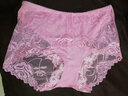 苏蔓枍【4条装】大码蕾丝内裤女高腰性感花边胖mm190斤三角裤 4条装（颜色自己备注） XL （120-150斤） 实拍图