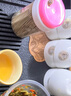 瓷牌茗茶具（cipaiming teaset）羊脂玉瓷功夫茶杯单个茶盏家用主人杯水杯单个茶具配件 羊脂玉瓷《金福》品茗杯-六杯 实拍图