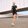 adidas速干舒适跑步运动上衣圆领短袖T恤女装夏季阿迪达斯官方 黑色 XL 实拍图