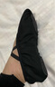 铁箭（TIEJIAN）舞蹈鞋女童免系带软底芭蕾猫爪成人儿童练功形体鞋中国舞鞋大码男 黑色 38 23cm 实拍图