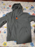 酷定律夹克男士连帽秋冬季加绒加厚外套男装韩版休闲褂子百搭上衣服男 J118深灰色 M 115斤以下 实拍图