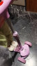 迪士尼（Disney）儿童滑板车 可折叠便携 高度可调轮子发光踏板车 艾莎公主88166 晒单实拍图