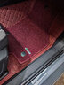 御马全包围汽车脚垫适用宝马5系X3奥迪A6L Q5L奔驰GLE沃尔沃雷克萨斯 【双层丨免拆安装】酒红皮革+枣红丝圈 实拍图