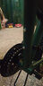 JEEP 吉普自行车折叠山地车前后双减震碟刹变速山地自行车-战神 战神LAND-炫酷雅黑-三刀轮（可折叠+双减震） 27速26寸（适合身高1.6~1.80m) 实拍图