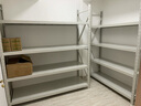 易存货架仓储仓库货架家用层架置物架收纳架子储物架展示架 白色四层主架 轻型180X60X200cm 实拍图
