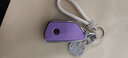 苏萌大众高尔夫8汽车钥匙套车id4xcrozz凌渡L包id3女id6揽境途昂壳扣 【D款】紫壳+带钻车标+白编织绳 实拍图