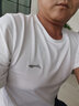 李宁（LI-NING）短袖t恤男士运动服饰篮球服男装冰丝速干足球服跑步服健身服 897标准白-1（品牌LOGO） XL 实拍图