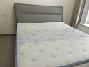 顾家家居（KUKA）京东独家家具卧室百搭耐磨简约奶油风头层黄牛皮双人大床DS8116B 8116【奢华版 云柔亲肤皮】暖烟灰1.8m+亚运潮汐垫 实拍图