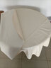 艾维乐桌布欧式防水防油防烫免洗酒店饭店家用圆形大圆桌餐桌布台布布艺 勾花-香槟 圆160cm (建议直径1.2米内圆桌) 实拍图