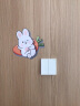 兔年装饰贴纸可爱卡通兔子门贴纸遮丑补洞冰箱柜子墙贴画创意自粘 兔个开心白底小号18*17cm 晒单实拍图