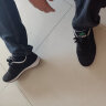 卡帝乐鳄鱼（CARTELO）运动休闲鞋男士中年网面鞋子透气飞织旅游男鞋 QH2010 黑色 39 实拍图
