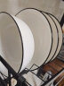 浩雅家碗碟套装陶瓷餐具釉下彩家用日式饭碗盘子筷勺组合山田竖纹24头 实拍图