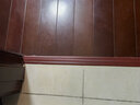 顶然 木地板压条实木地板条门压条扣条收边条接缝条过门条非自沾金属铝合金 铝合金门槛条-红檀香 实拍图