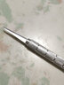 将公厨师雕刻刀主刀锋利免磨水果折叠便携泰式食品440C不锈钢食雕花刀 （5.3CM刃长）银色泰式雕刻刀 实拍图