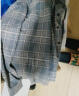 南极人格子衬衫男士装春秋季款外套休闲长袖衬衣外穿衣服 2108灰色 XL 晒单实拍图