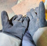海斯迪克 牛皮电焊手套(颜色随机)防烫隔热焊接半皮手套 二层牛皮革焊工手套1双 晒单实拍图