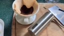 CLITON咖啡滤纸 便携滴漏式手冲咖啡粉过滤网过滤V型滤杯用滤纸50张 实拍图