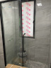圣莉亚（SENLIA） 淋浴房定制窄边框一字型玻璃隔断干湿分离网红浴室卫生间AN0110 TEOK黑 8mm玻璃，每平方米单价 8MM钢化玻璃 实拍图