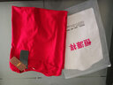 恒源祥100%纯棉绣花短袖T恤男士圆领夏季薄款上衣HJ050 大红 180/100A  实拍图
