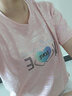 红蜻蜓 纯棉短袖t恤女2025年夏季新款宽松女装冰丝女士打底短袖女上衣衫 粉色短袖 L 【建议105-120斤】 实拍图