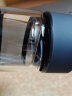 天喜（TIANXI） 水杯玻璃杯大容量杯子家用便携男女办公泡茶杯随手茶水分离杯 黑色420ml+杯刷+杯套 实拍图
