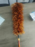 鸿涤手工真鸡毛老式掸子除尘扫灰加厚密不掉毛家用汽车可伸缩清洁神器 【苍鹰】伸缩柄项毛红棕色 掸子 实拍图