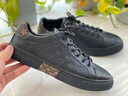 花花公子（PLAYBOY）男鞋2025秋冬季保暖新款商务休闲皮鞋男士鞋子男款帆布鞋百搭板鞋 黑色 CPL1250922 41 运动 实拍图