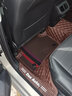 车丽友 适用于2025款大众朗逸脚垫全包围新锐plus汽车13-23地毯式丝圈垫 咖色米线+咖色彩条【柔软舒适】 实拍图