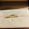 周生生 18K金戒指黄色黄金戒指钻石戒指结婚钻戒女款排钻86455R 15圈 实拍图