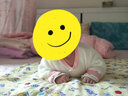 舒贝怡婴儿衣服新生儿连体衣秋冬保暖男女童哈衣满月宝宝周岁爬爬服黄80 实拍图