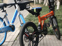Jeep 吉普(JEEP)山地自行车男女公路车学生折叠减震城市车变速-飞虎 飞虎-20寸-一体轮-活力橙 7速二代升级版（禧玛诺变速） 实拍图