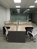 嘉航办公桌办公室职员桌简约现代屏风工位卡座隔断员工电脑桌椅组合 定制色板 实拍图