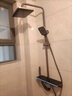 梵浴德国浴室数显智能恒温全铜花洒淋浴套装增压喷头莲蓬头按键淋浴器 枪灰色【恒温】智能数显 实拍图