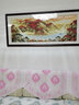 好久不见新中式客厅装饰画沙发背景墙横幅壁画现代简约酒店主卧室 新工艺 吉星高照 70cmx200cm(适合2.5-3.5米沙发) 丝缎金 铝合金外框+有机玻璃 实拍图