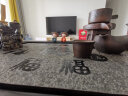 聚誉 功夫茶具整套茶具茶台烧水壶一体桌全自动实木茶盘现代茶台办公 柴烧+大万福瓷石盘 1件 实拍图