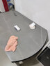 初屋 餐桌 实木岩板餐桌现代简约大理石餐桌椅组合可伸缩折叠吃饭桌子 1.35米黑灰色【12MM阿玛尼灰】 单餐桌 实拍图