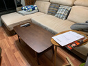 中柯实木茶几樱桃木北欧客厅简约双层白橡木咖啡桌日式小户型桌子边几 【橡木】大号实木胡桃木色 实拍图