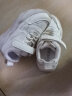 哈比熊童鞋春秋儿童运动鞋小白鞋男童鞋革面休闲女童鞋GS7593 白色27码 实拍图