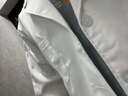 尊嘉白大褂长袖医生服白大衣夏季短袖实验服长款美容院师护士工作服 纯白（男款长袖） L 实拍图
