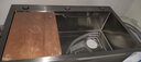 JVTO官方厨房水槽洗菜盆一体盆大单槽纳米304不锈钢阶梯洗碗槽洗菜池 75*45B套餐【带抽拉龙头】 实拍图