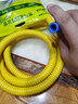 家韵（jiayun）燃气管家用铠装天然气管子加厚连接煤热水器专用防爆液化气管  防爆燃气管2米+卡箍*2 实拍图