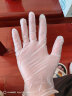 乌斯京一次性手套PVC食品级实验室美容清洁烘焙餐饮厨房手套100只 大码 实拍图